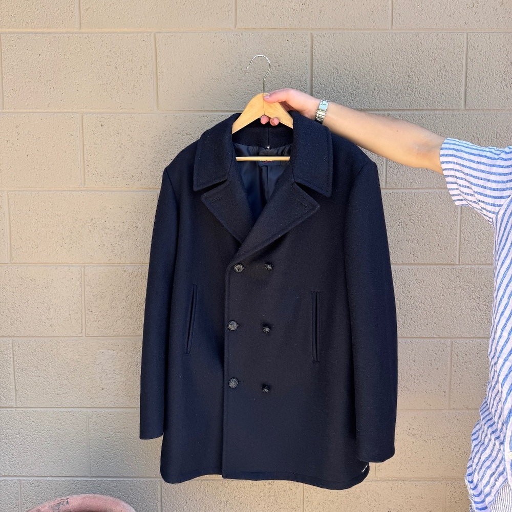 Saint James Galion pea coat, size medium fits large - Picture 4 of 13